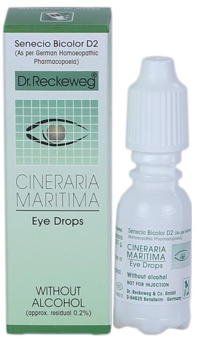 Dr.Reckeweg Cineraria Eye Drops - 80ml (8 x 10ml)