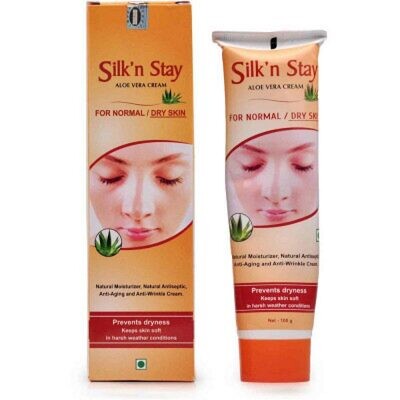 SBL Silk N Stay Aloe Vera Cream For Normal And Dry Skin - 100G(Pack of 3)