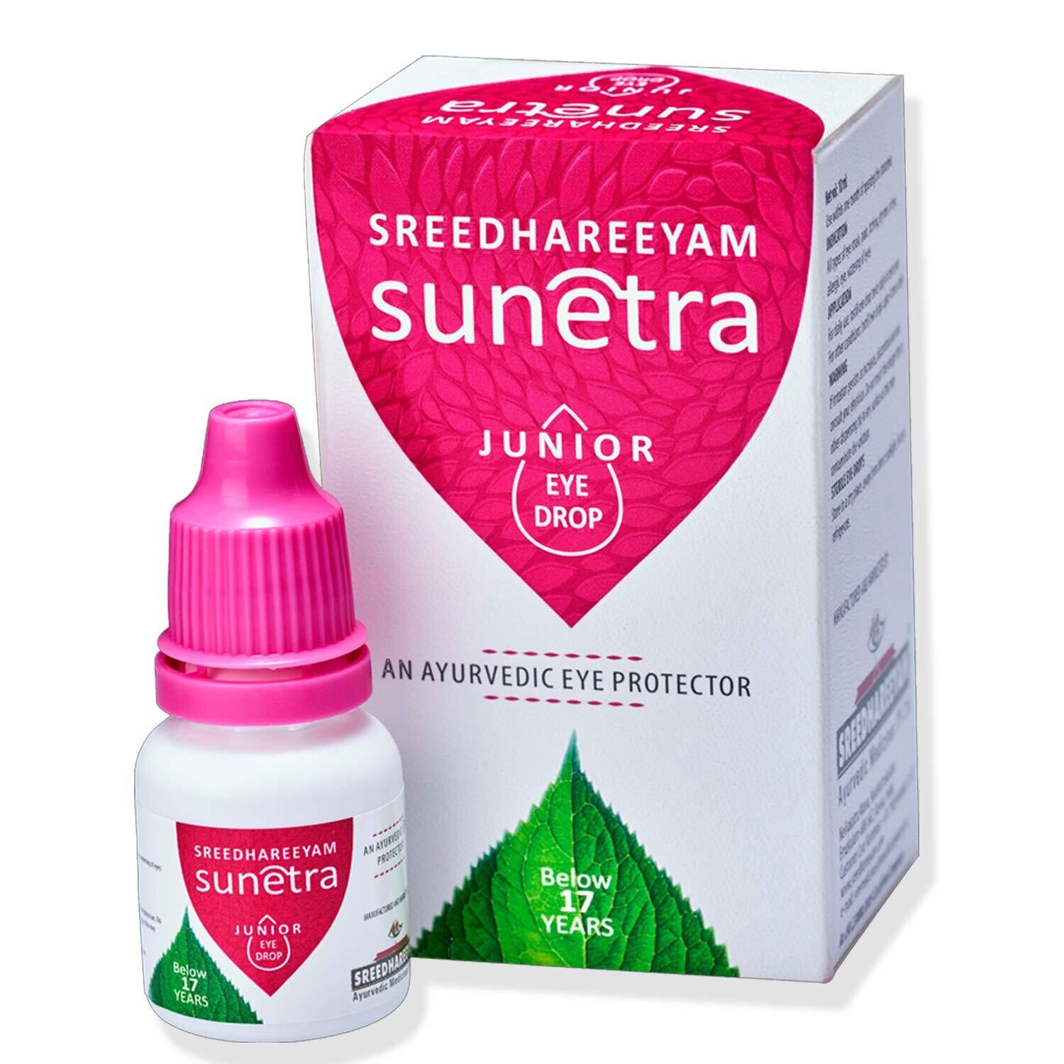Sreedhareeyam Sunetra Junior Eye Drops - 60ml (6 x 10ml)