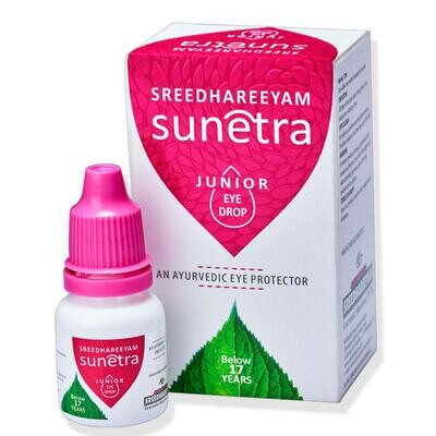 Sreedhareeyam Sunetra Junior Eye Drops - 60ml (6 x 10ml)