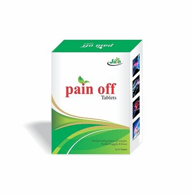 Sri Jain Ayurvedic Pain Off Tablets - 30 Count (Pack of 2)