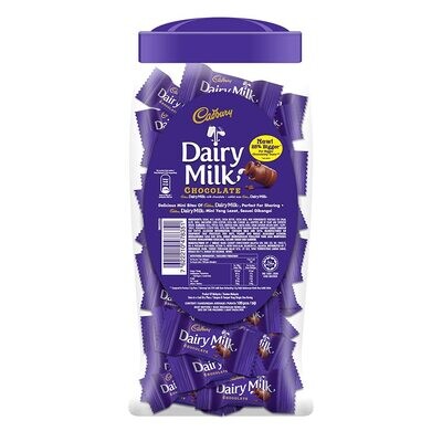 Cadbury, Dairy Milk Chocolates Jar 100 Pcs, 450 G