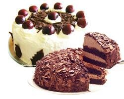 Eggless Fresh Cream Cakes - 1 KG