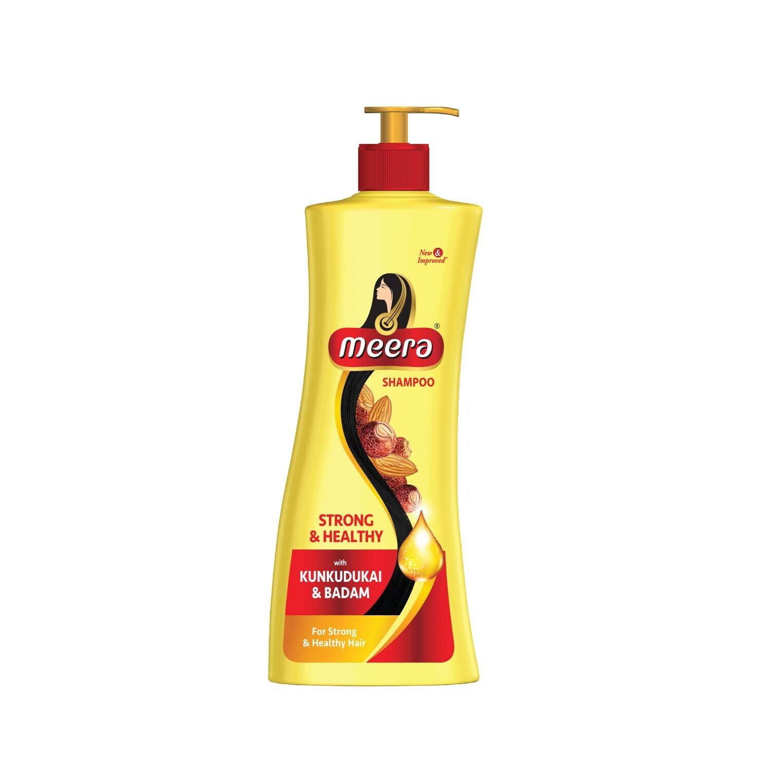 Meera Strong and Healthy Shampoo - 340ML