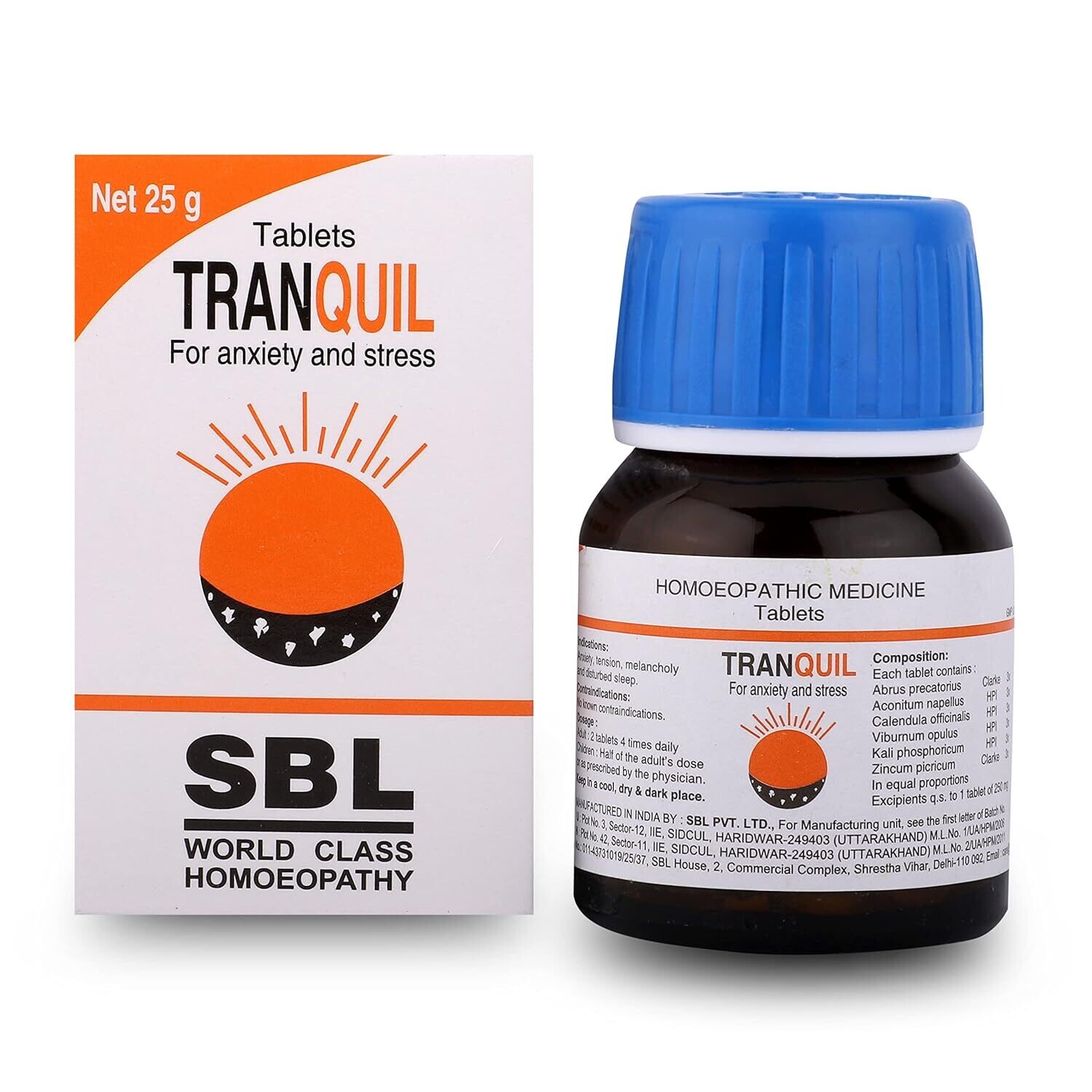 SBL&#39;s Tranquil Tablet - 25GM (Pack Of 4)