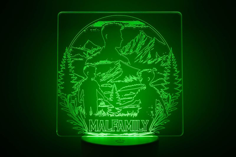 Boîte à lumière veilleuse Créative multi-couleur Led