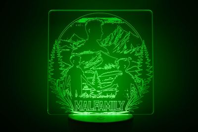 Boîte à lumière veilleuse Créative multi-couleur Led