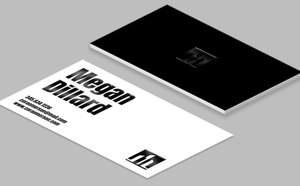 Raised Spot UV Business Card (Both Sides)