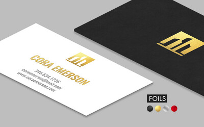 Foiled Business Card