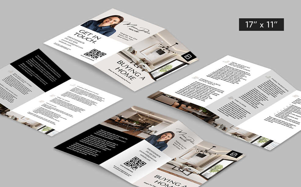 17" X 11" Brochures (Bifold and Trifold)
