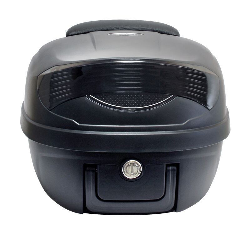 S-Line - Top Case 29L Noir Mat 40x40x31cm(1 Casque) Platine, Dosseret et Poignée