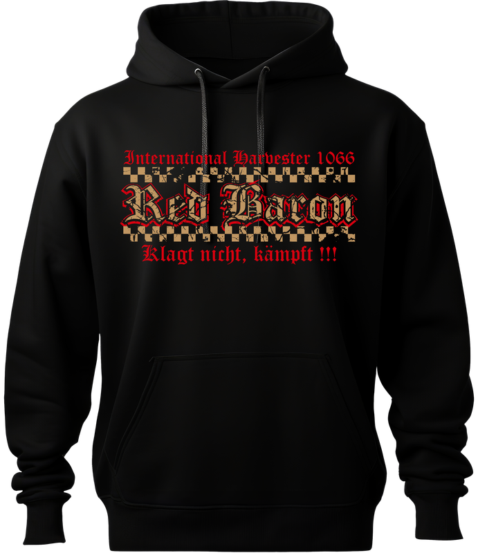 Red Baron Hoodie - Tractorpulling Motorsport