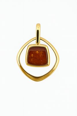 ქარვის კულონი მოოქროვილი Cava