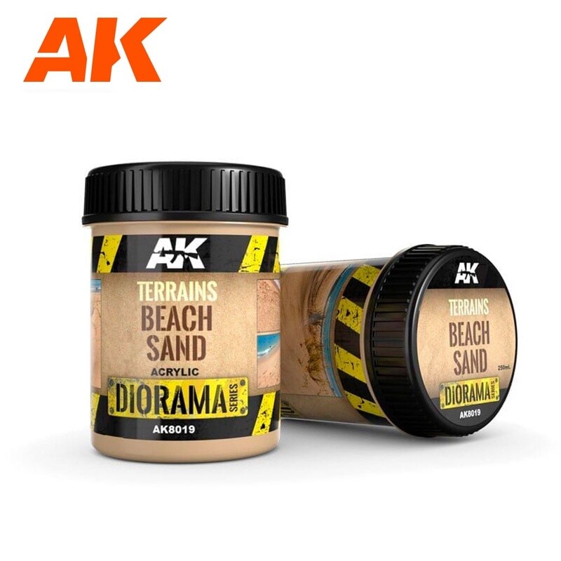 AK Interactive (Texture): TERRAINS BEACH SAND 250ML