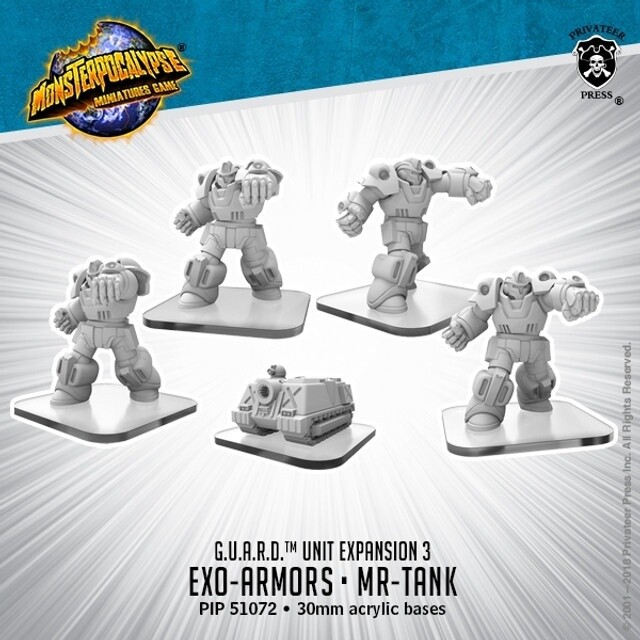 G.U.A.R.D. Unit - Exo-Armors & MR-Tank