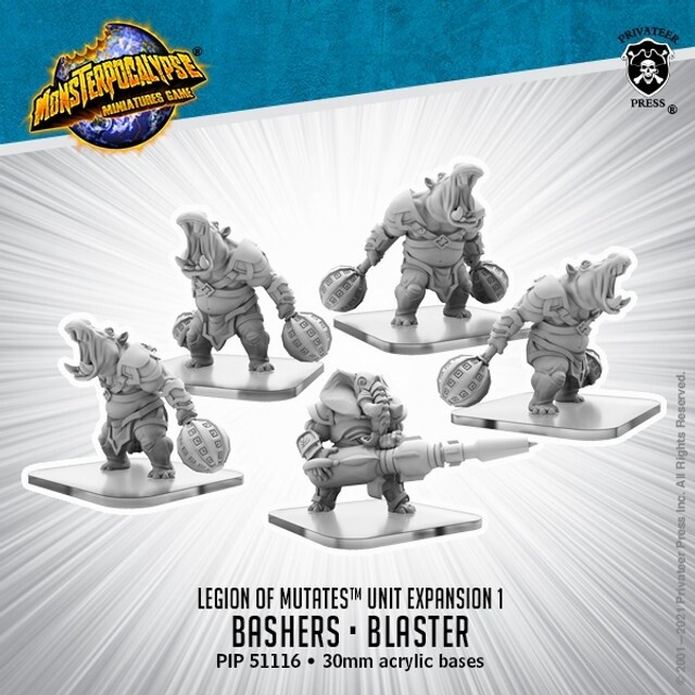 Legion of Mutates Unit: Bashers & Blaster