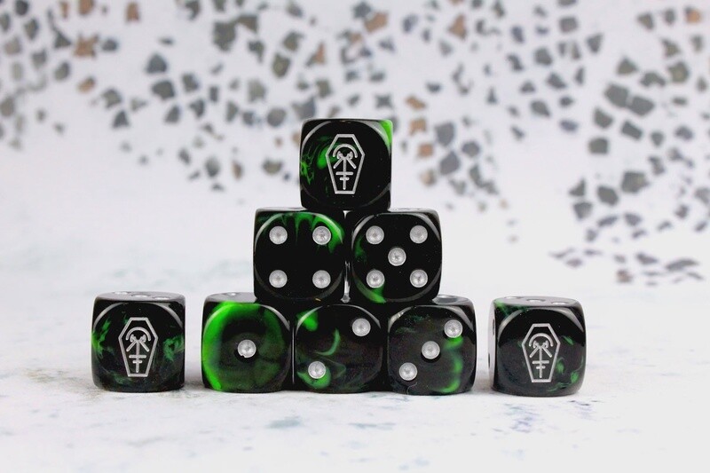 DAY OF THE DEAD, SILVER COFFIN, DICE