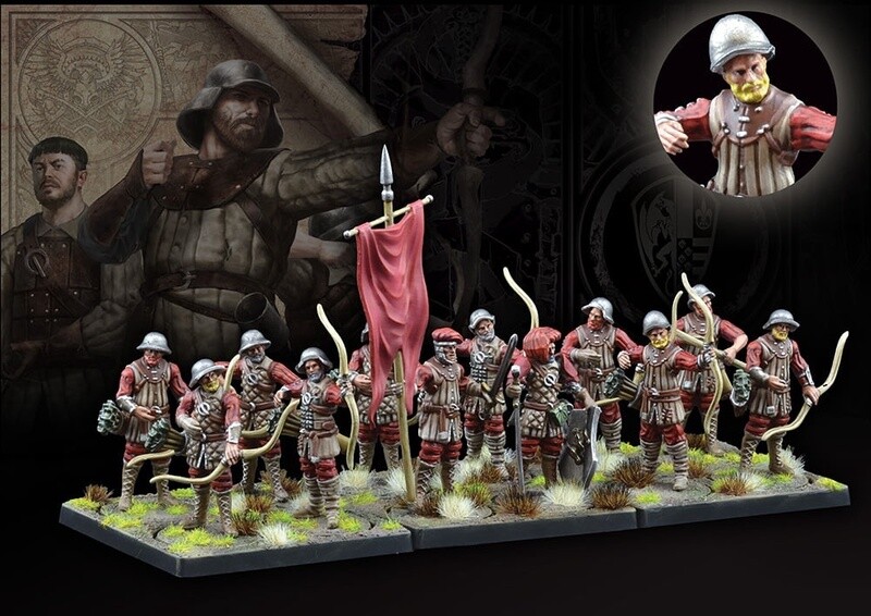 HUNDRED KINGDOMS: Militia Bowmen (Dual Kit Militia)