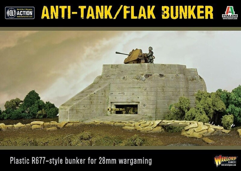 BOLT ACTION Anti-Tank / Flak Bunker