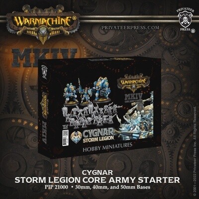Cygnar Storm Legion Core Army Starter —WARMACHINE: MKIV   (3D Printed Resin)