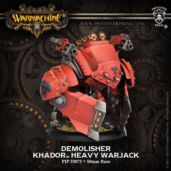 WARMACHINE KHADOR: Demolisher/Devastator/Spriggan Heavy Warjack