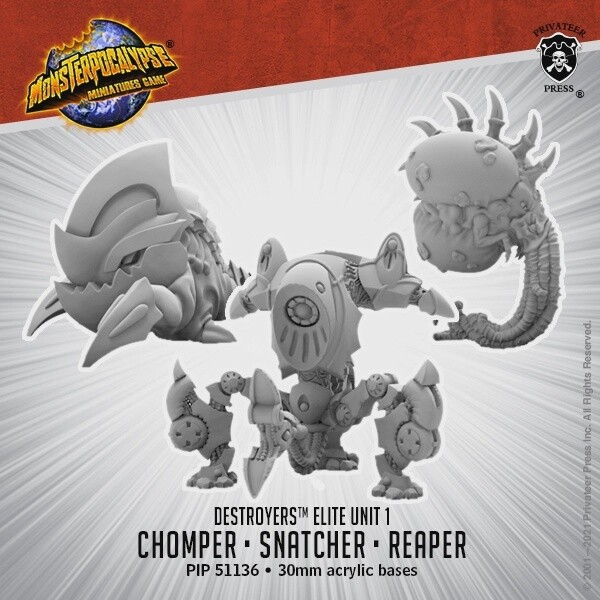 Destroyers Elite - Chomper, Snatcher, & Reaper