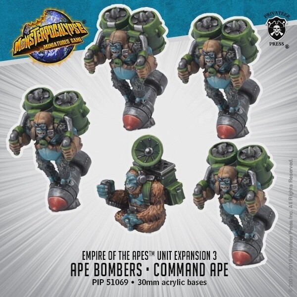Empire of the Apes Unit - Bombers & Command