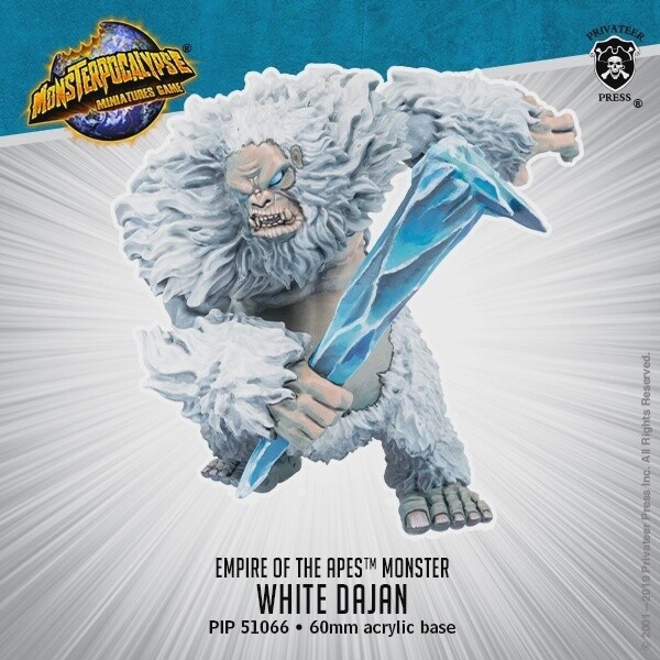 Empire of the Apes Monster - White Dajan