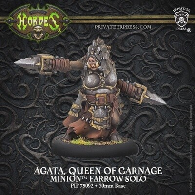 HORDES MINIONS: Agata, Queen of Carnage