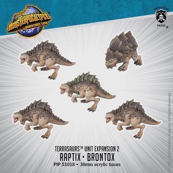 Terrasaurs Unit - Raptix & Brontox