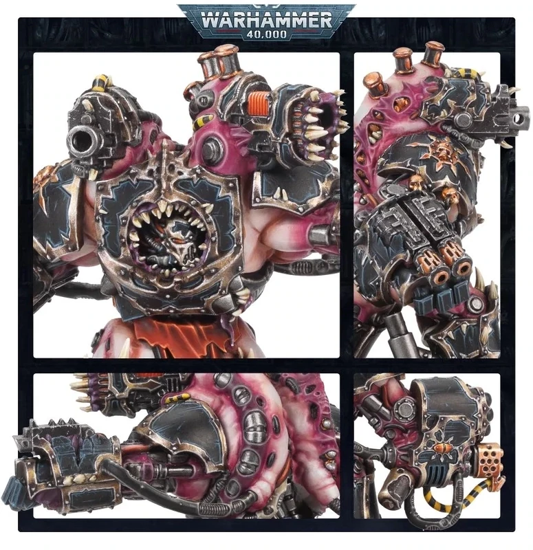 CHAOS SPACE MARINES Venomcrawler and Obliterators