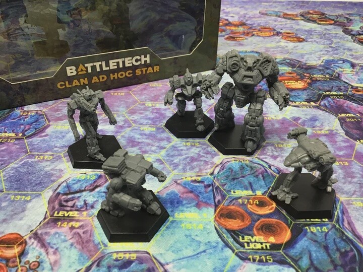 BATTLETECH: Miniature Force Pack - Clan AD Hoc Star