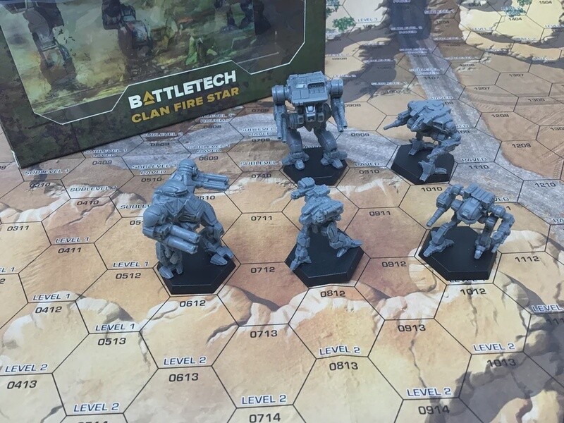 BATTLETECH: Miniature Force Pack - Clan Fire Star