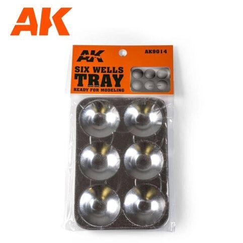 AK-Interactive: Six Wells Tray Palette
