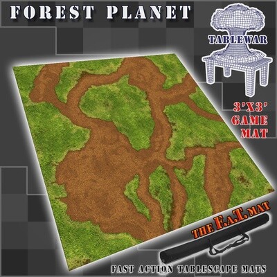 3x3 'Forest Planet' F.A.T. Gaming Mat