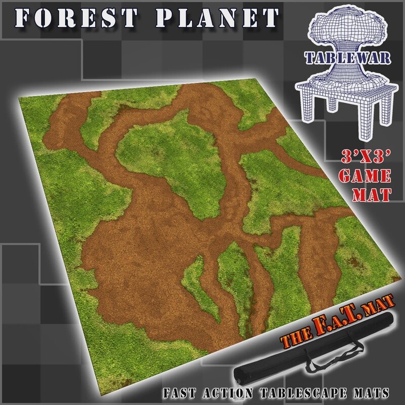 3x3 &#39;Forest Planet&#39; F.A.T. Gaming Mat