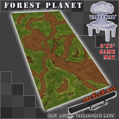 6x3 " Forest Planet" F.A.T. Gaming Mat