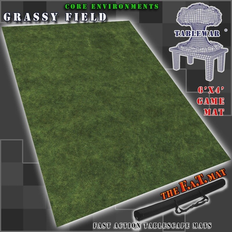 6x4 &#39;Grassy Field&#39; F.A.T. Mat Gaming Mat
