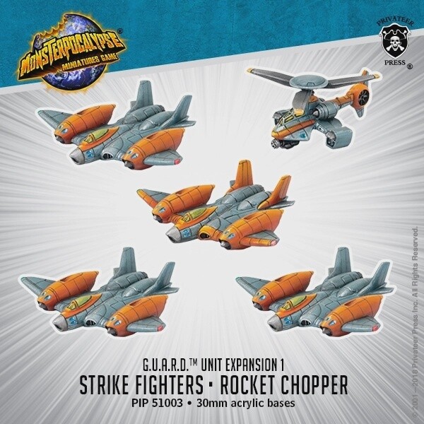 G.U.A.R.D. Unit - Strike Fighters & Rocket Chopper