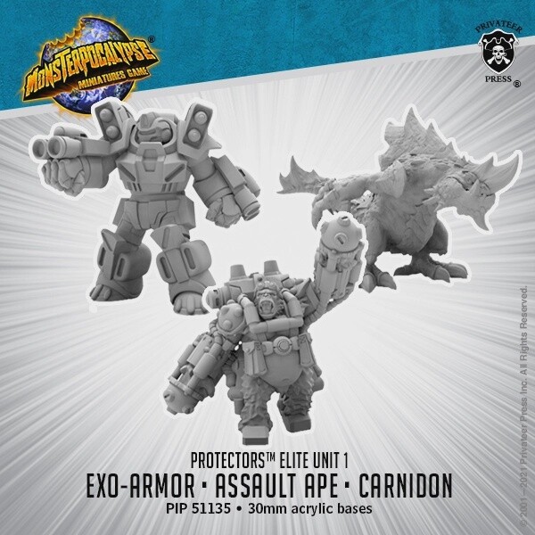 Protectors Elite - Carnidon, Exo-Armor, & Assault Ape