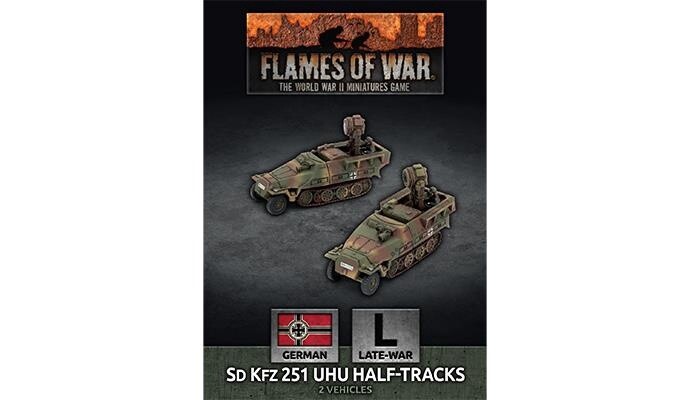 Sd Kfz 251 Uhu Half-tracks (x2)