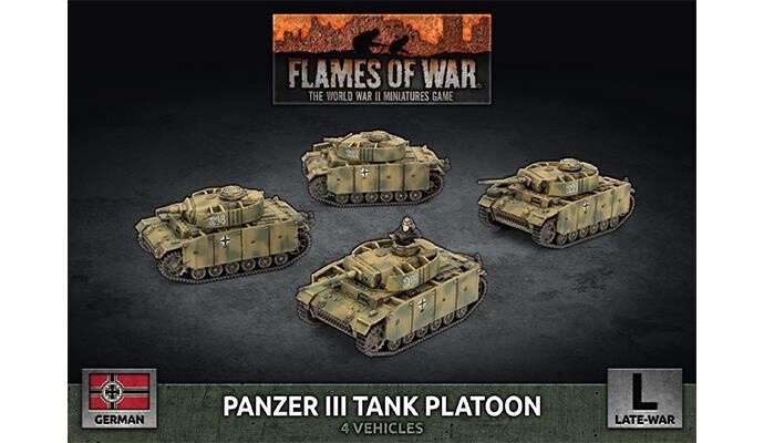 Panzer III Platoon (x4 Plastic)