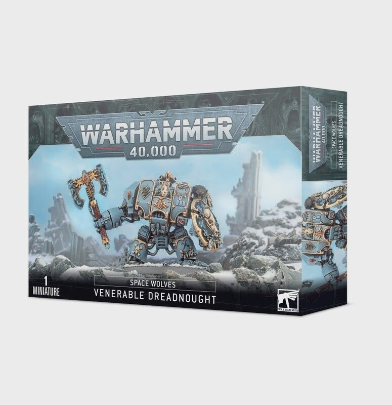 SPACE WOLVES Venerable Dreadnought / Bjorn / Murderfang