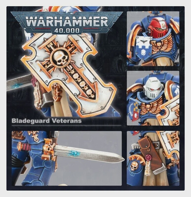 SPACE MARINES Bladeguard Veterans