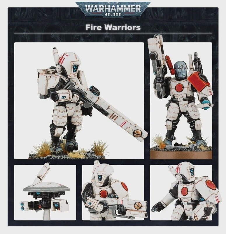 T'AU EMPIRE Fire Warriors Strike / Breacher Team