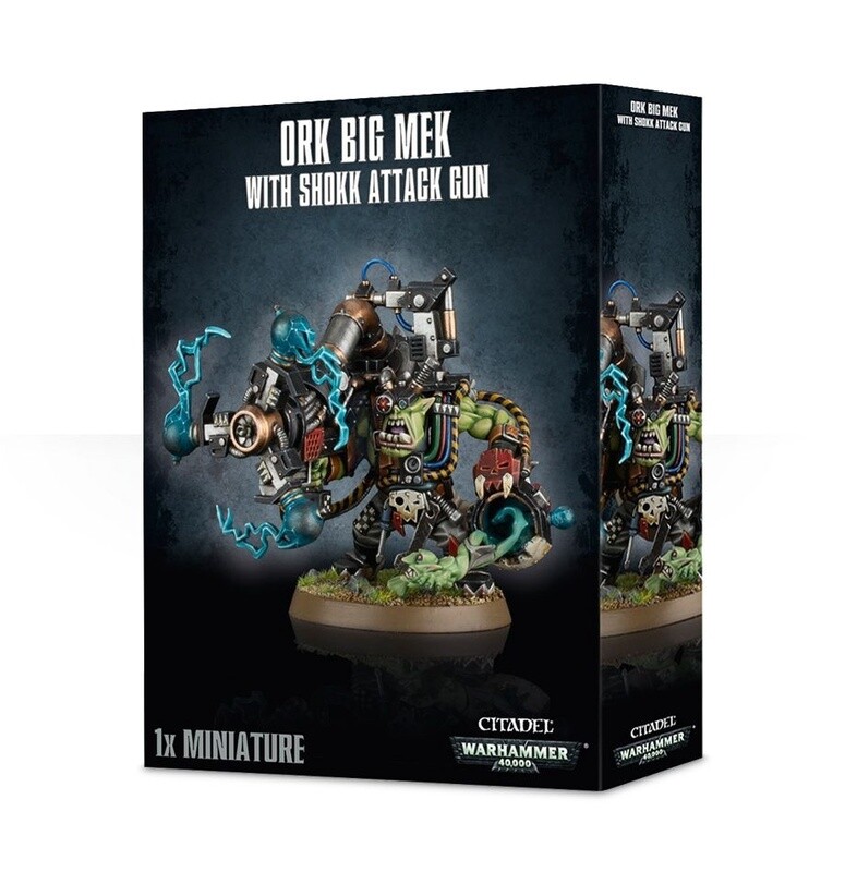 ORKS* Big Mek with Shokk Attack Gun