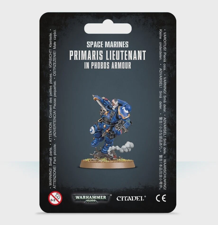 SPACE MARINES Primaris Lieutenant in Reiver Armour