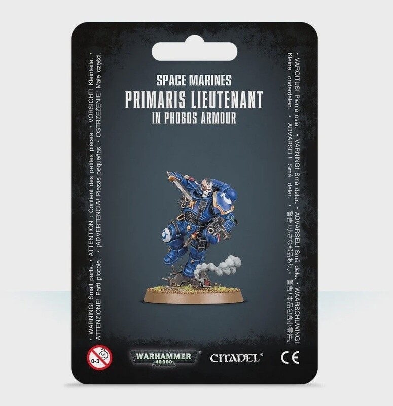 SPACE MARINES Primaris Lieutenant in Reiver Armour