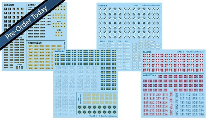 Nordic Forces Decals (x4) TNA950