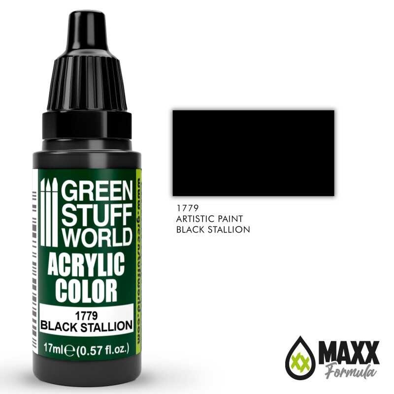 Acrylic Color: BLACK STALLION